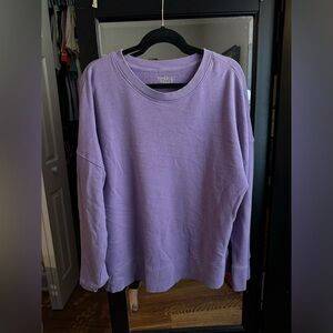 Purple sweatshirt